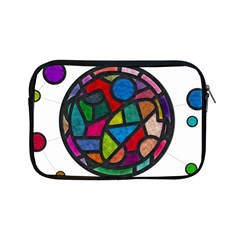 Stained Glass Color Texture Sacra Apple Ipad Mini Zipper Cases by BangZart