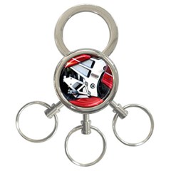 Footrests Motorcycle Page 3-ring Key Chains by BangZart