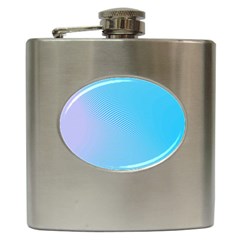 Background Graphics Lines Wave Hip Flask (6 Oz) by BangZart