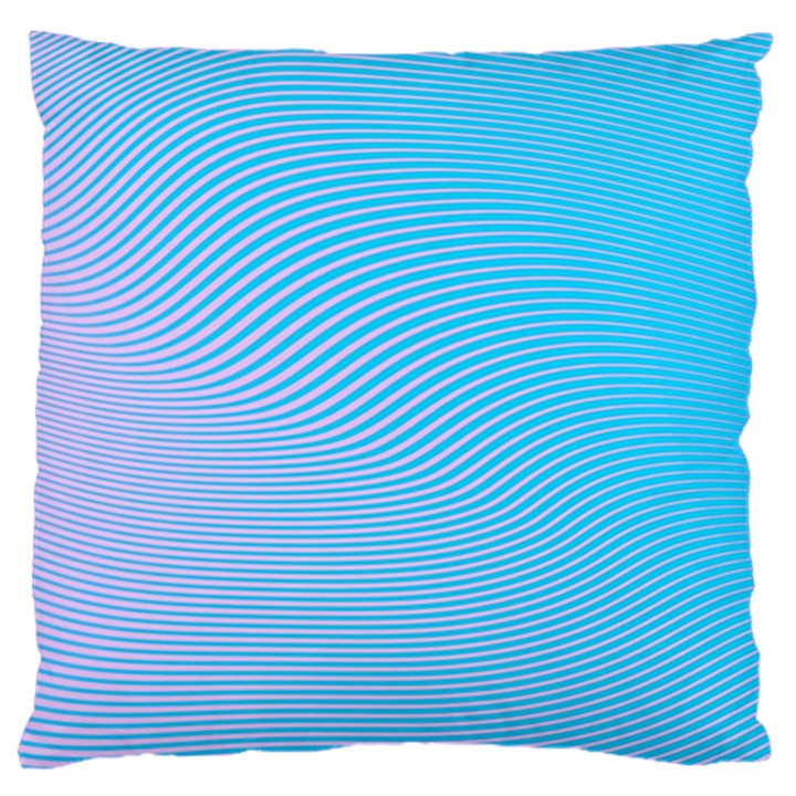 Background Graphics Lines Wave Large Cushion Case (Two Sides)