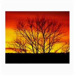 Sunset Abendstimmung Small Glasses Cloth (2-side) by BangZart