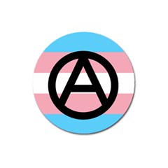 Anarchist Pride Magnet 3  (round) by TransPrints