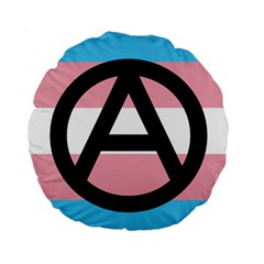 Anarchist Pride Standard 15  Premium Round Cushions