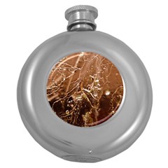 Ice Iced Structure Frozen Frost Round Hip Flask (5 Oz) by BangZart