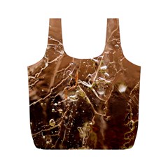 Ice Iced Structure Frozen Frost Full Print Recycle Bags (m)  by BangZart