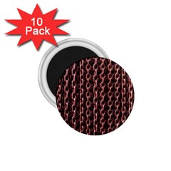 Chain Rusty Links Iron Metal Rust 1 75  Magnets (10 Pack)  by BangZart