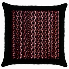 Chain Rusty Links Iron Metal Rust Throw Pillow Case (black) by BangZart