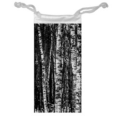 Birch Forest Trees Wood Natural Jewelry Bag by BangZart