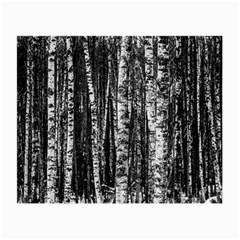 Birch Forest Trees Wood Natural Small Glasses Cloth (2-side)