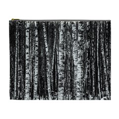 Birch Forest Trees Wood Natural Cosmetic Bag (xl) by BangZart