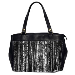 Birch Forest Trees Wood Natural Office Handbags (2 Sides)  by BangZart