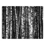 Birch Forest Trees Wood Natural Double Sided Flano Blanket (Large)  80 x60  Blanket Front