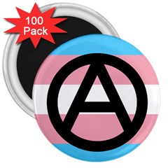 Anarchist Pride 3  Magnets (100 Pack) by TransPrints