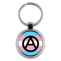 Anarchist Pride Key Chains (round) 