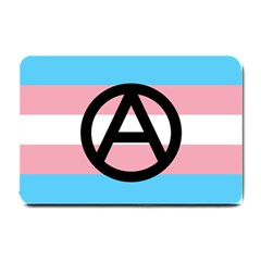 Anarchist Pride Small Doormat  by TransPrints