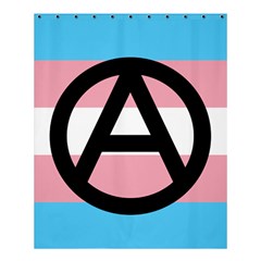 Anarchist Pride Shower Curtain 60  X 72  (medium)  by TransPrints