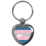 Pride Flag Key Chains (Heart)  Front
