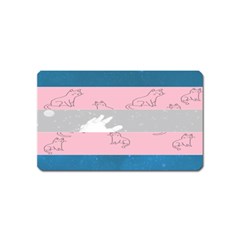 Pride Flag Magnet (name Card) by TransPrints