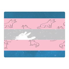 Pride Flag Double Sided Flano Blanket (mini)  by TransPrints