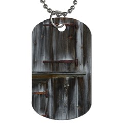 Alpine Hut Almhof Old Wood Grain Dog Tag (two Sides) by BangZart