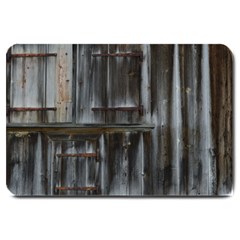 Alpine Hut Almhof Old Wood Grain Large Doormat  by BangZart