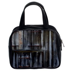 Alpine Hut Almhof Old Wood Grain Classic Handbags (2 Sides) by BangZart