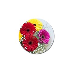 Flowers Gerbera Floral Spring Golf Ball Marker (4 Pack) by BangZart