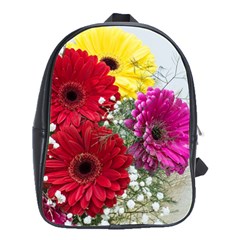 Flowers Gerbera Floral Spring School Bags(large) 