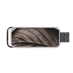 Leaf Veins Nerves Macro Closeup Portable Usb Flash (two Sides) by BangZart