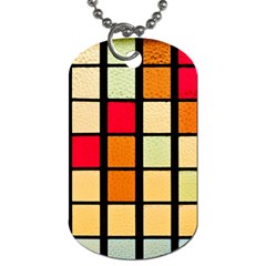 Mozaico Colors Glass Church Color Dog Tag (one Side)