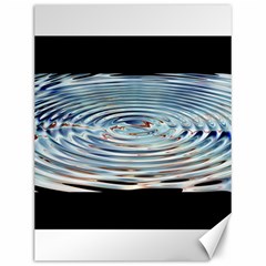 Wave Concentric Waves Circles Water Canvas 12  X 16   by BangZart