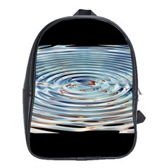 Wave Concentric Waves Circles Water School Bags (xl) 