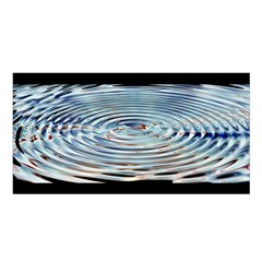 Wave Concentric Waves Circles Water Satin Shawl