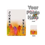 Autumn Leaves Colorful Fall Foliage Playing Cards 54 (Mini)  Front - Joker1