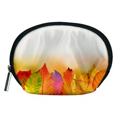 Autumn Leaves Colorful Fall Foliage Accessory Pouches (medium) 