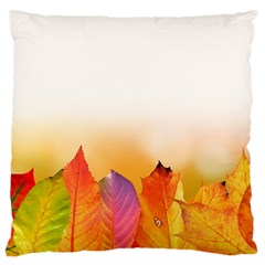Autumn Leaves Colorful Fall Foliage Standard Flano Cushion Case (two Sides) by BangZart