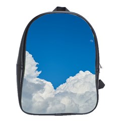 Sky Clouds Blue White Weather Air School Bags (xl) 