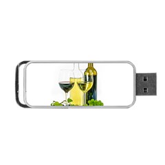 White Wine Red Wine The Bottle Portable Usb Flash (one Side) by BangZart