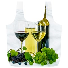 White Wine Red Wine The Bottle Full Print Recycle Bags (l) 