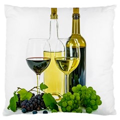 White Wine Red Wine The Bottle Standard Flano Cushion Case (two Sides)