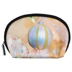 Sphere Tree White Gold Silver Accessory Pouches (large) 