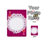 Photo Frame Transparent Background Playing Cards 54 (Mini)  Front - Heart7