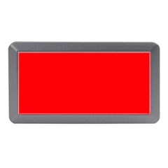 Solid Christmas Red Velvet Memory Card Reader (mini) by PodArtist