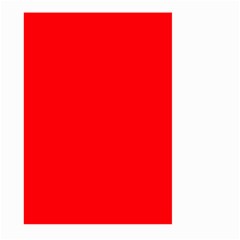 Solid Christmas Red Velvet Large Garden Flag (two Sides) by PodArtist