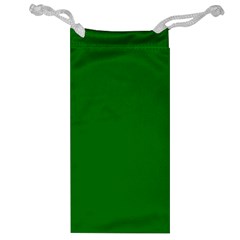 Solid Christmas Green Velvet Classic Colors Jewelry Bag