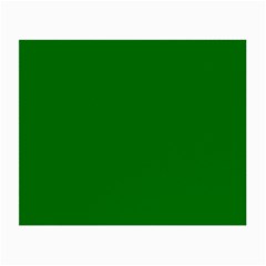 Solid Christmas Green Velvet Classic Colors Small Glasses Cloth (2-side) by PodArtist