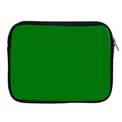 Solid Christmas Green Velvet Classic Colors Apple Ipad 2/3/4 Zipper Cases by PodArtist