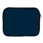 Solid Christmas Silent night Blue Apple iPad 2/3/4 Zipper Cases Front