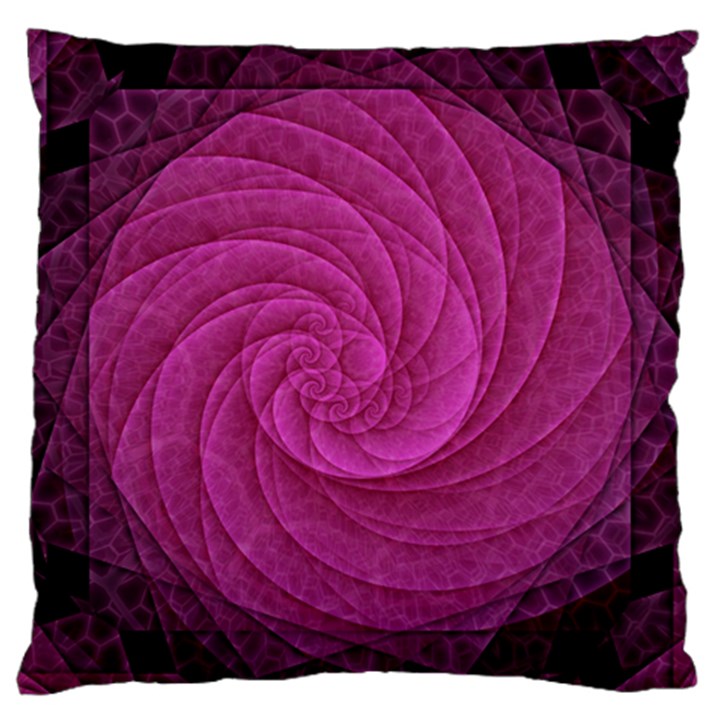 Purple Background Scrapbooking Abstract Large Cushion Case (One Side)