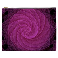 Purple Background Scrapbooking Abstract Cosmetic Bag (xxxl)  by BangZart